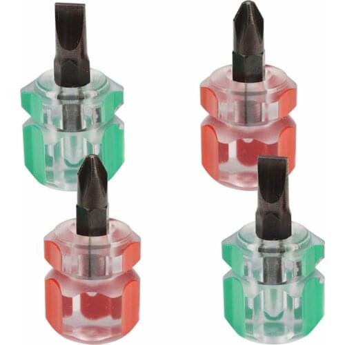 Screwdriver Kit Set Mini Small Portable Radish Head Screw Driver Transparent Handle Repair Hand Tools Precision Car Repair Tool