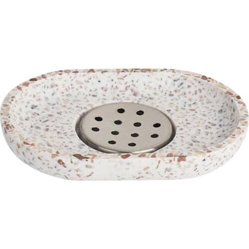 Soap Dish With Detachable Drain Soap Holder Soap Saver for Home Hotel Bathroom Shower Kitchen Sink