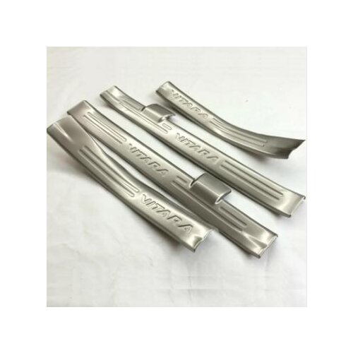 For Suzuki Vitara 2016 2017 2015 inside Door Sill Scuff Plate Welcome Pedal Stainless Steel Car Styling Accessories