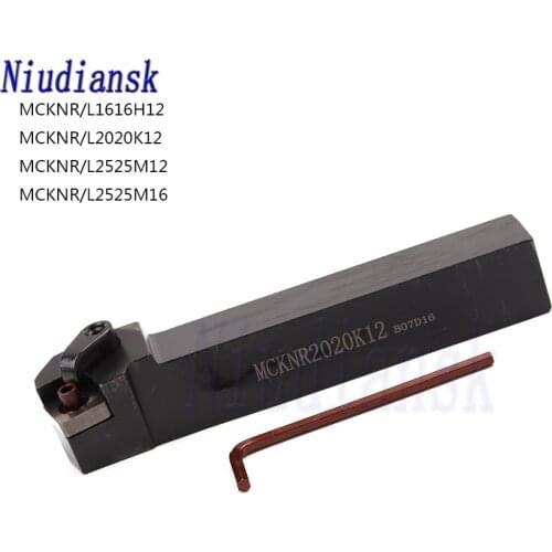 MCKNR1616H12 MCKNR2020K12 MCKNL2020K12 MCKNR2525M12 MCKNR2525M16 MCKNL External Turning Tool Holder CNC Cutters For CNMG Inserts