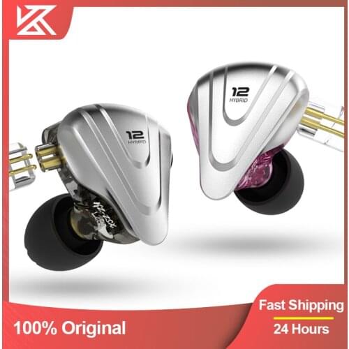 KZ ZSX Metal Earphones 5BA+1DD Hybrid technology 12 driver HIFI Bass Earbuds In Ear Monitor Headphones Noise Cancelling Headset