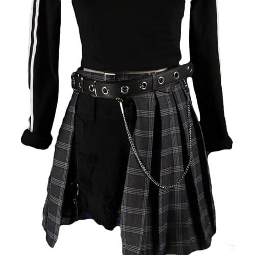 New New Arrival Preppy Girls Skirts Blue Gray Plaid Short Skirts A-Line Shrot Skirts Summer Fashion Skirt