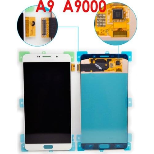 Original Amoled For Samsung Galaxy A9 A9000 A900 SM-A9000 Lcd Display with TOuch screen panel Digitizer Replacement parts