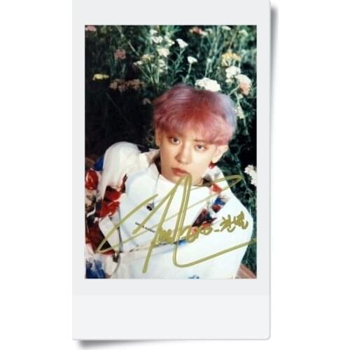 Signed EXO Park Chan Yeol autographed photo THE WAR 4*6 inches freeshipping 072017