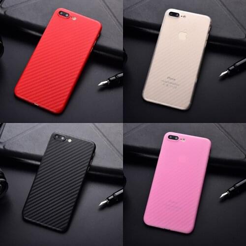 Luxury Ultra Thin Soft Carbon Fiber Phone Case For iPhone X XR XS Max 8 7 6 6S Plus Black White Blue Red Pink Bumper Cover Coque