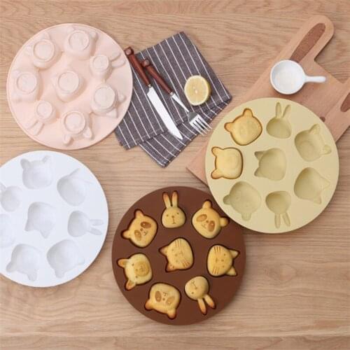 Silicone Chocolate Mold Non-stick Cartoon 3D Shape Ice Molds Cake Mould Bakeware Baking Tools Kitchen Gadgets Candy Molds U3