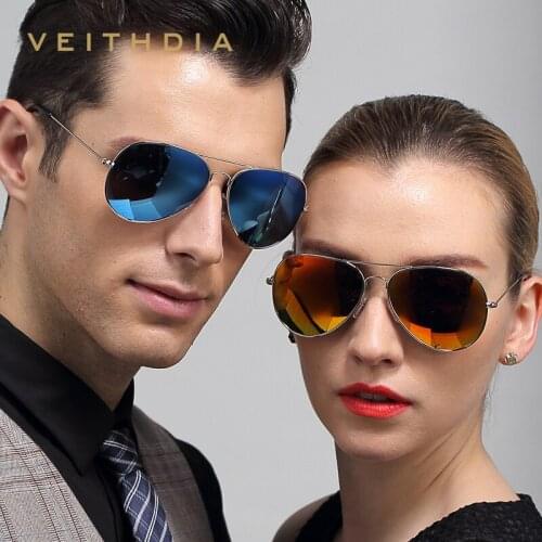 VEITHDIA Pilot Womens Sunglasses Polarized UV400 Mirror Lens Driving Glasses Eyewear Accessories Sun Glasses For Women