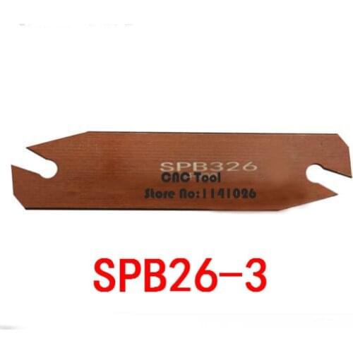 SPB 26-3 Part Blade Lathe Machine Tools,SPB 326 Indexable Parting Blade 26 mm Suit For SMBB 1626/2026/2526 Used SP300 Inserts