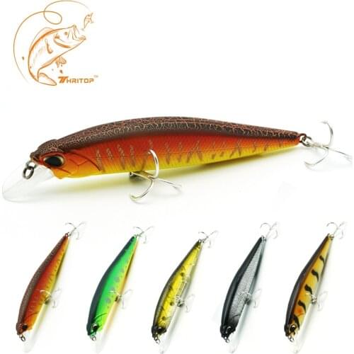 Thritop NEW Minnow Lure Professional Artificial Hard Bait TP078 5 Colors for Choose 11.3cm 14g Fishing Tackle Tools