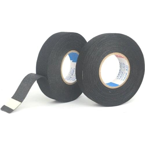 0.3mm*15m fabric Cloth Tape automotive wiring harness glue high temperature tape For car Adhesive Tape Cable Looms free shipping