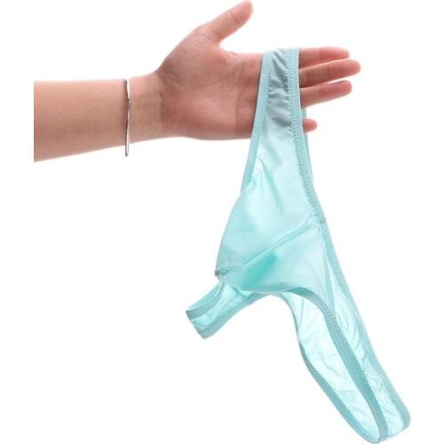 Transparent Brief Mens Sexy Underwear Mans Sexy Bulge Pouch Panties Mans Sexy G String Thong Shorts Male Low Raised Underpants