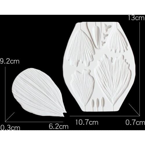 Tulip/peony mold and fondant cake decoration silicone mold tool food safety silicone / suitable for wedding, holiday decoration
