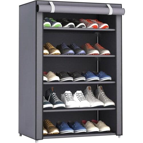 NAI YUE Dustproof Large Size Non-Woven Fabric Shoes Rack Shoes Organizer Home Bedroom Dormitory Shoe Racks Shelf Cabinet