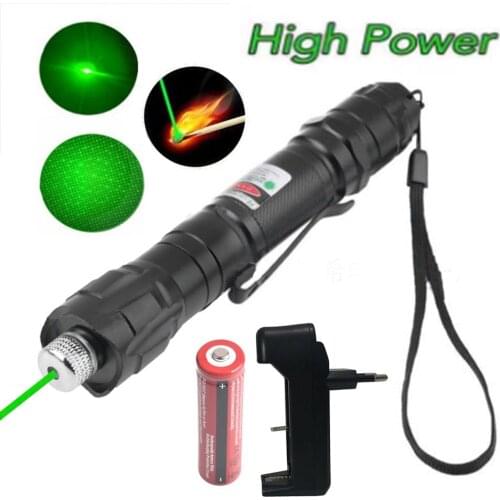 High Power green Laser Pointer 5MW Red Dot Lazer Light Pen Powerful Laser Pen Adjustable Focus 500 to 5000 meters Lazer 009