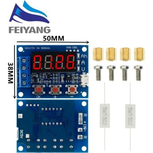 ZB2L3 Li-ion Lithium Lead-acid Battery Capacity Meter Discharge Tester Analyzer