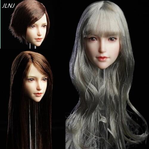 1/6 Scale SUPER DUCK Beauty Female Head Carving SDH017 Head Sculpt Model for Action Figure Body Part Accessories