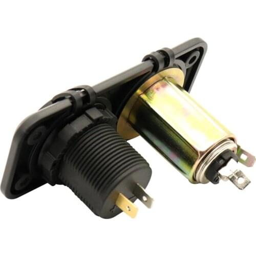 12V Cigarette Lighter Adapter Panel Car Boat USB Charger Power Socket Adapter