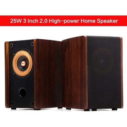 25W 3 Inch High-power Home Speaker Fever Front 2.0 HiFi Passive Full-range Speaker Desktop Computer Audio DIY Bookshelf Speaker