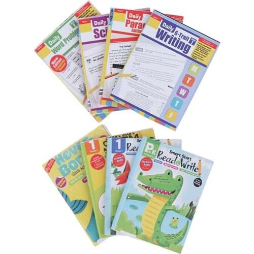 4pcs 1:12 Doll House Mini-book Paper Notebook Dollhouse Miniature Excercise Books Paper Notebook Doll House Decor