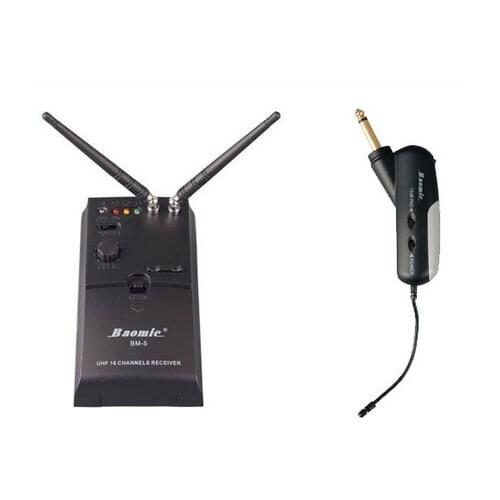 Promotion High Quality Wholesale Guitar baomic 5A Professional Digital Electric Wireless Guitar Bass System Free Shipping