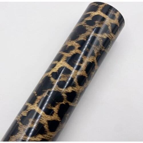 Car Sticker Leopard Printed Car Styling Film Decor Auto Film Vinyl Wrap Car Adhesive Decoration Motorcycle Car Accessories