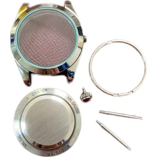 Sapphire Glass 39mm Stainless Steel Watch Case for 3135 Movement