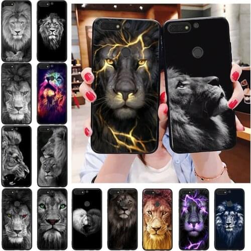 Lion Phone Case For Huawei Honor 7X 7A 7C 8A 8C 8X 9X 9A 10i 20i 20S 20lite 6A 6C