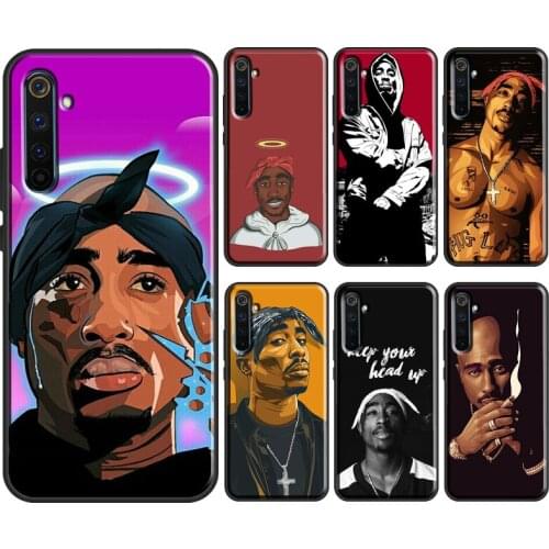 2Pac Tupac Shakur Rap Rapper For OPPO Realme 7 6 Pro X2 X7 C11 C3 GT Phone Cover For OnePlus 9 Pro 8 Pro 8T Nord Case