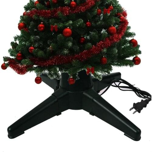 EU Plug 40/50cm Christmas Tree Electric Rotating Base Stand Xmas Tree Support