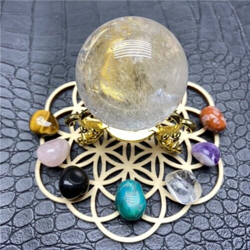 High Quality Natural Obsidian Stone Crystal Ball Home Decoration Ball Diviner Circular Crystals Wedding Home decoration gift