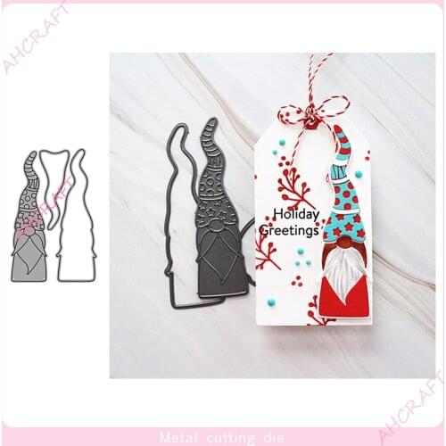 Santa Claus Doll Metal Cutting Dies for DIY Scrapbooking Photo Album Decorative Embossing PaperCard Crafts Die2020