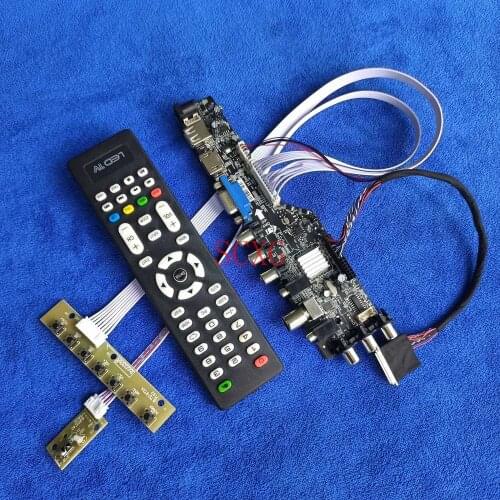 1366*768 Matrix drive card VGA USB AV DVB HDMI-compatible Digital LVDS 40Pin LED LCD For B140XTN03.0/B140XTN03.1/B140XTN03.6 Kit