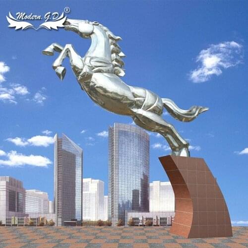 Outdoor large stainless steel landscape decoration