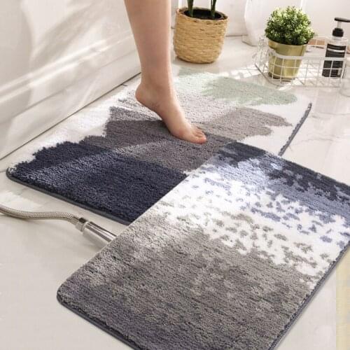 Non-Slip Bath Mats Washable Absorbent Shower Bathroom Carpets Stylish 40x60cm Soft Toilet Floor Rugs For Home Decor
