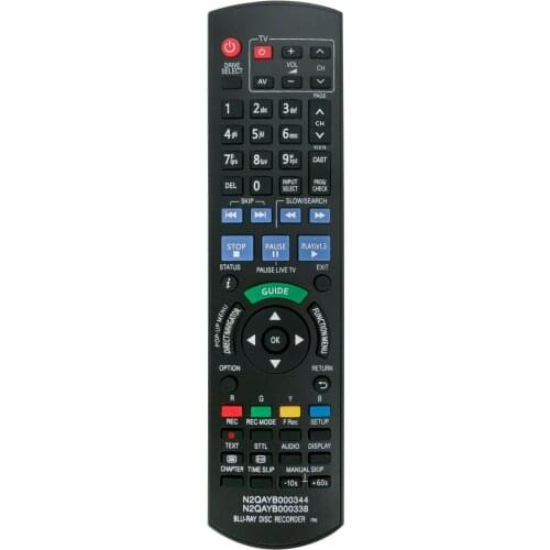 New N2QAYB000344 N2QAYB000338 Replaced Remote Control fit for Panasonic DVD Recorder DMRXW350GL DMRXW450GL XW350