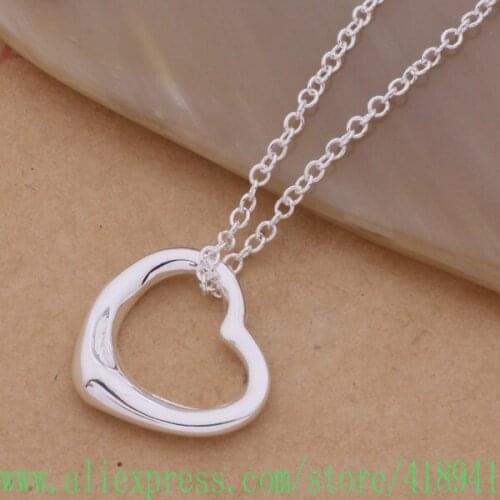 Silver Plated Necklace Silver Plated fashion jewelry pendant /bghajxoa ancajeja AN245