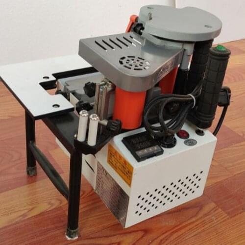 220V 1200W Manual Edge Banding Machine Double Side Gluing Portable Edge Bander Woodworking Edge Banding Machine 220V 1200W