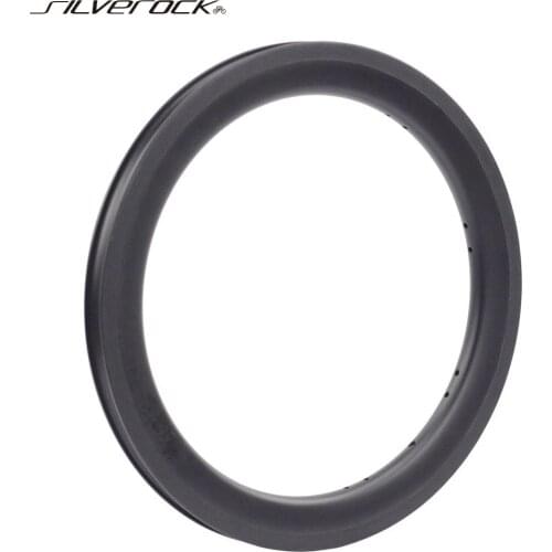 SILVEROCK 16" 1 3/8" 349 UD Carbon Rim For Brompton 3Sixty Bike Friday Folding Bike Bicycle Rims 38mm Rim Brake Clincher Rims