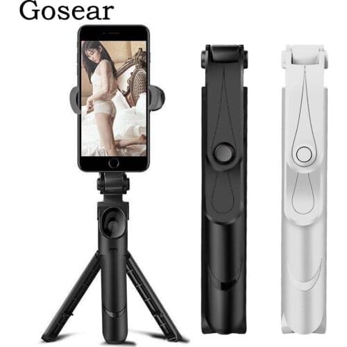 2 in 1 K10 Foldable Bluetooth Control Tripod Stick Selfie Phone Holder Extendable Stand for Android IOS iPhone 7 8 X Samsung SE