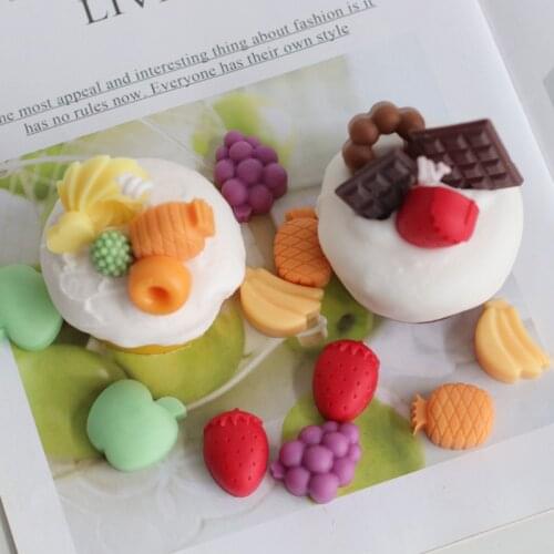 Creative Ice Cream Cone Candle Mold 3D Dessert Shape Scented Candle Making Silicone Mold Simulated Food Candle Mold