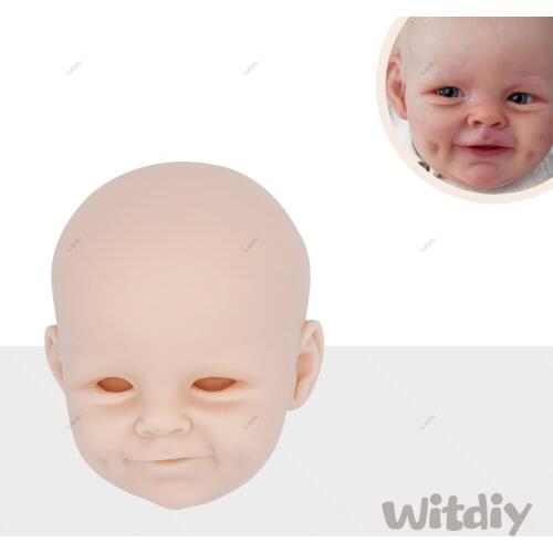 Witdiy 52CM Reborn baby doll kit Unpainted reborn kit Reborn doll kit blank parts Lifelike kit