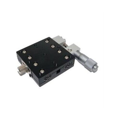 Xaxis60X60mm Right Adjustable Precision Manual Linear Stage Cross Roller Bearing Linear Stage Sliding