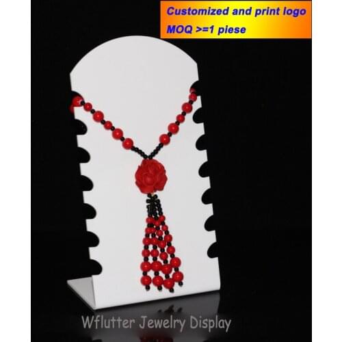 Customized Acrylic Necklace Display Stand Pendant Rack Bracelet Holder Jewelry Car Decorations Holder Organizer