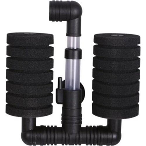 Bio Sponge Filter Betta Fry Shrimp Aquarium Fish Tank Double Head Practical 10 Pcs