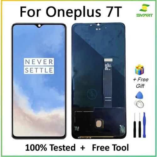 100% Tested For OnePlus 7T A6000 LCD Touch Screen Digitizer Assembly For Oneplus 7T Display Replacement