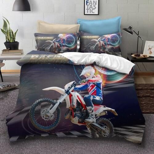 BEST.WENS High-quality Digital Printing Women Men Riding bedding king queen bed set comforter bedding sets luxury duvet set