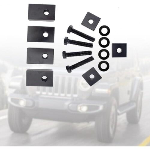 Aluminum Alloy Seat Adjuster Gaskets Rear Seat Recline Kit for JEEP Wrangler JK 4-DOOR