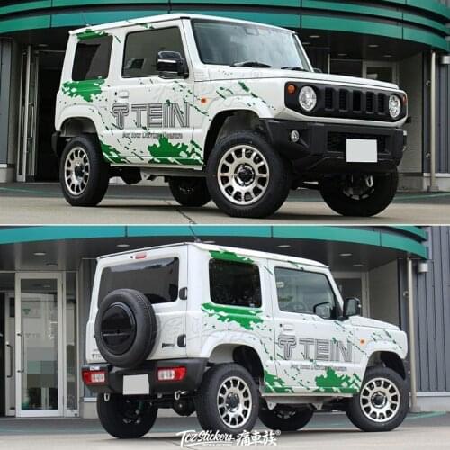 Car sticker For Jimny car stickers pull flower decoration modified body Jimny Body appearance sticker painting film