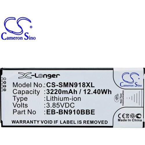 CameronSino for SAMSUNG Galaxy Note 4 SM-N910A SM-N910C SM-N910FD SM-N910FQ SM-N910H SM-N910I SM-N910K SM-N910L SM-N910M battery