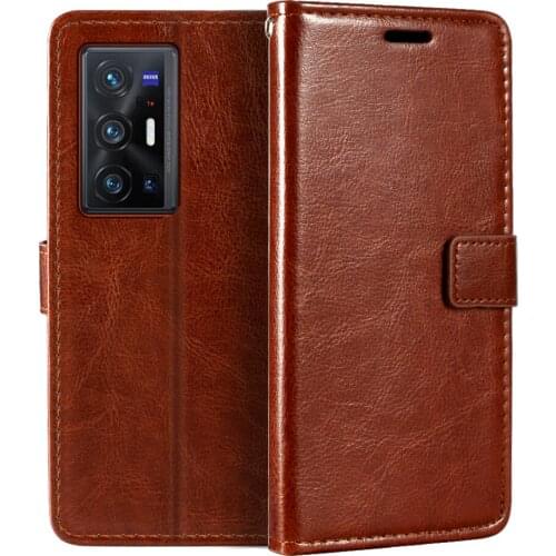 Case For Vivo X70 Pro Plus Wallet Premium PU Leather Magnetic Flip Case Cover With Card Holder And Kickstand For Vivo X70 Pro